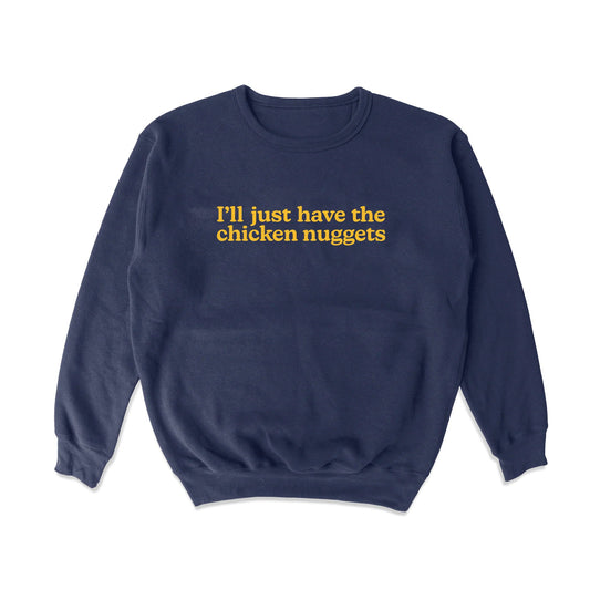 Chicken Nuggets Crewneck Sweatshirt - Middle Class Fancy