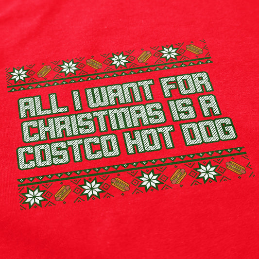 Christmas Hot Dog Tacky Sweater - Middle Class Fancy