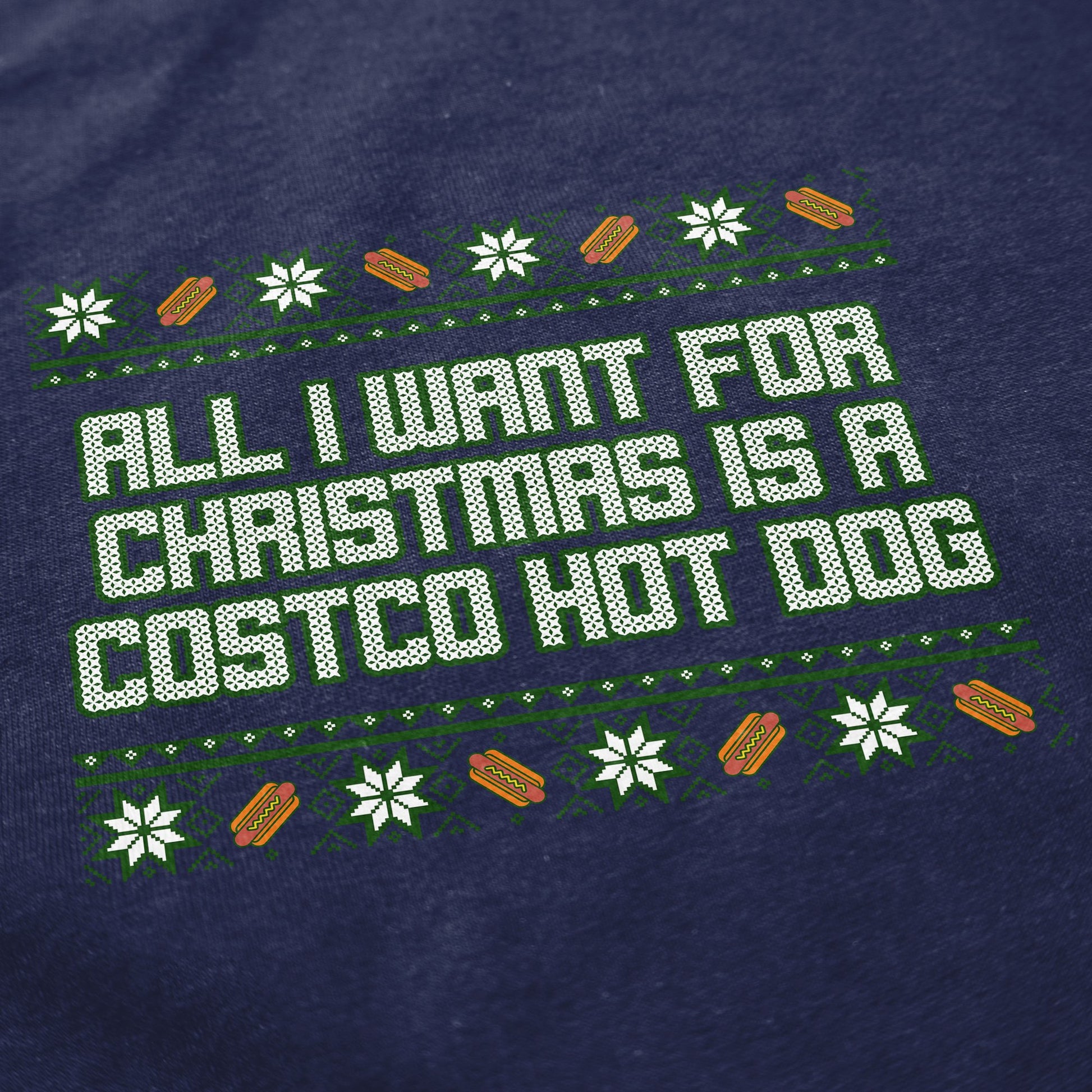 Christmas Hot Dog Tacky Sweater - Middle Class Fancy