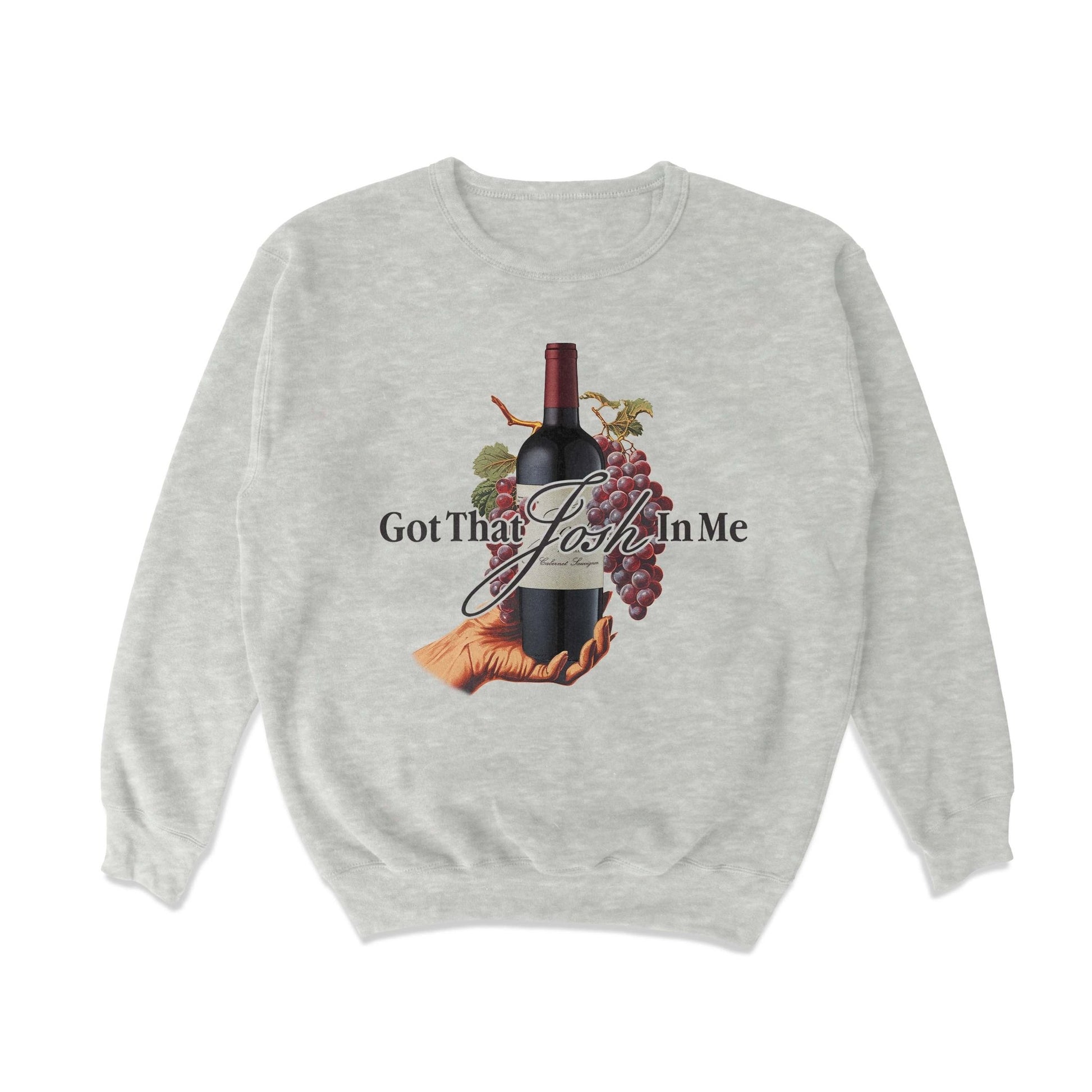 Classy Wine in Me Crewneck Sweatshirt - Middle Class Fancy