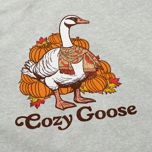 Cozy Goose Crewneck Sweatshirt - Middle Class Fancy