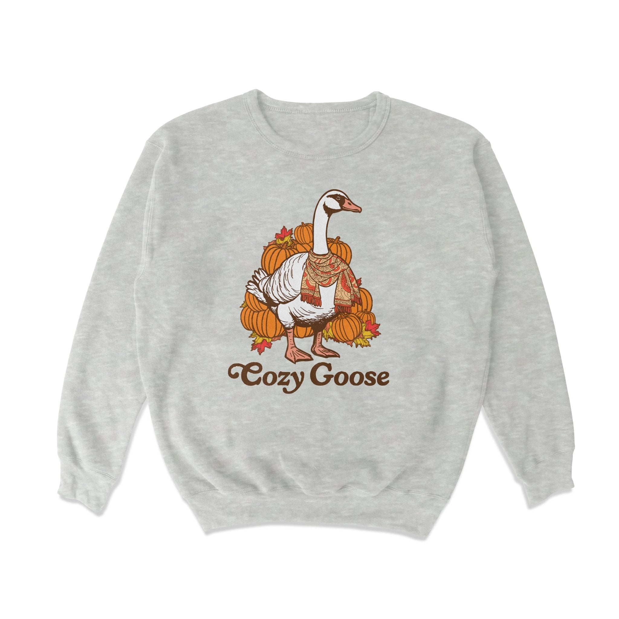 Cozy Goose Crewneck Sweatshirt - Middle Class Fancy