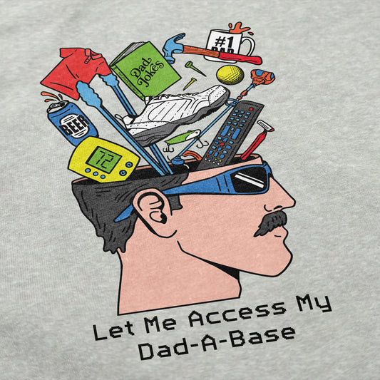 Dad A Base Crewneck Sweatshirt - Middle Class Fancy