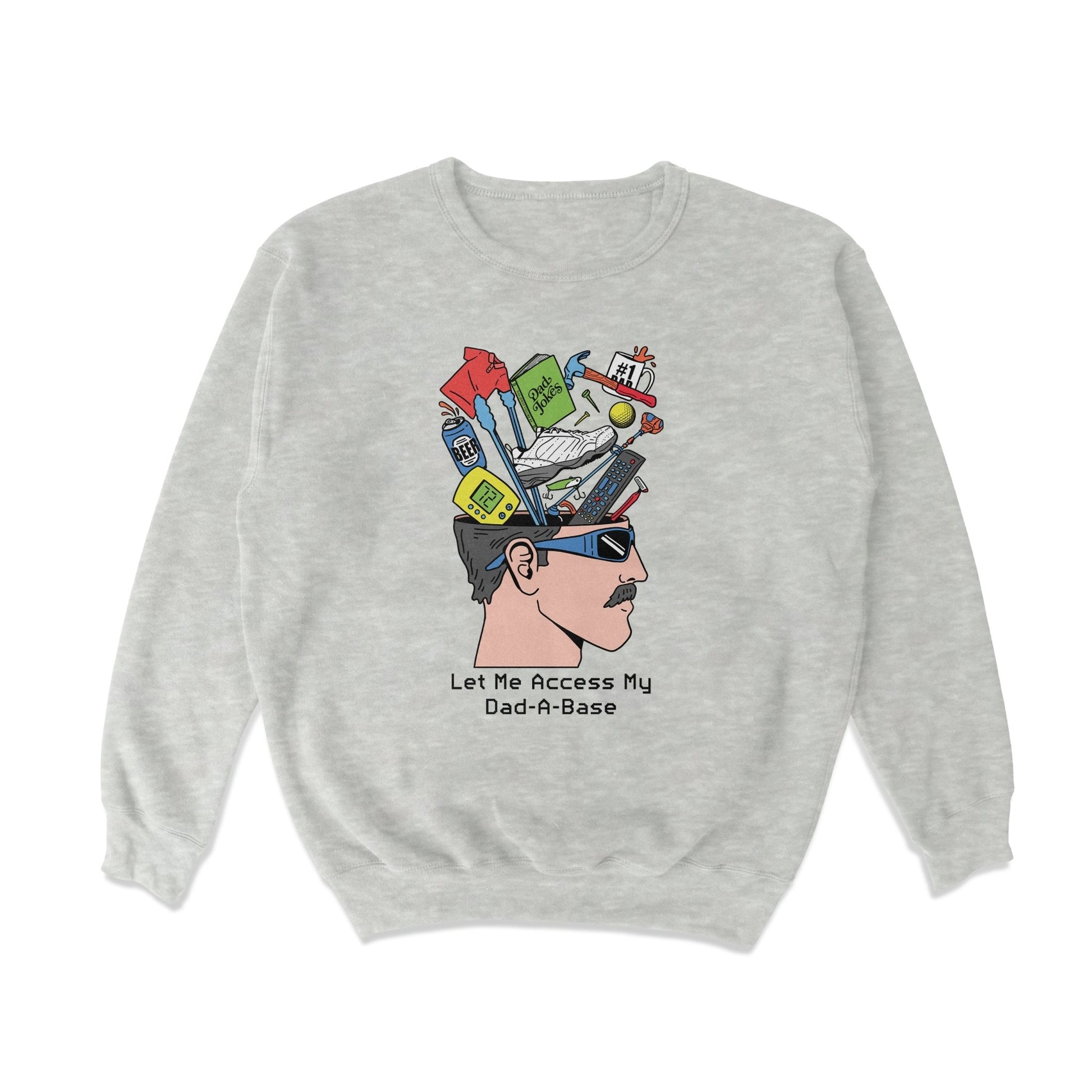 Dad A Base Crewneck Sweatshirt - Middle Class Fancy