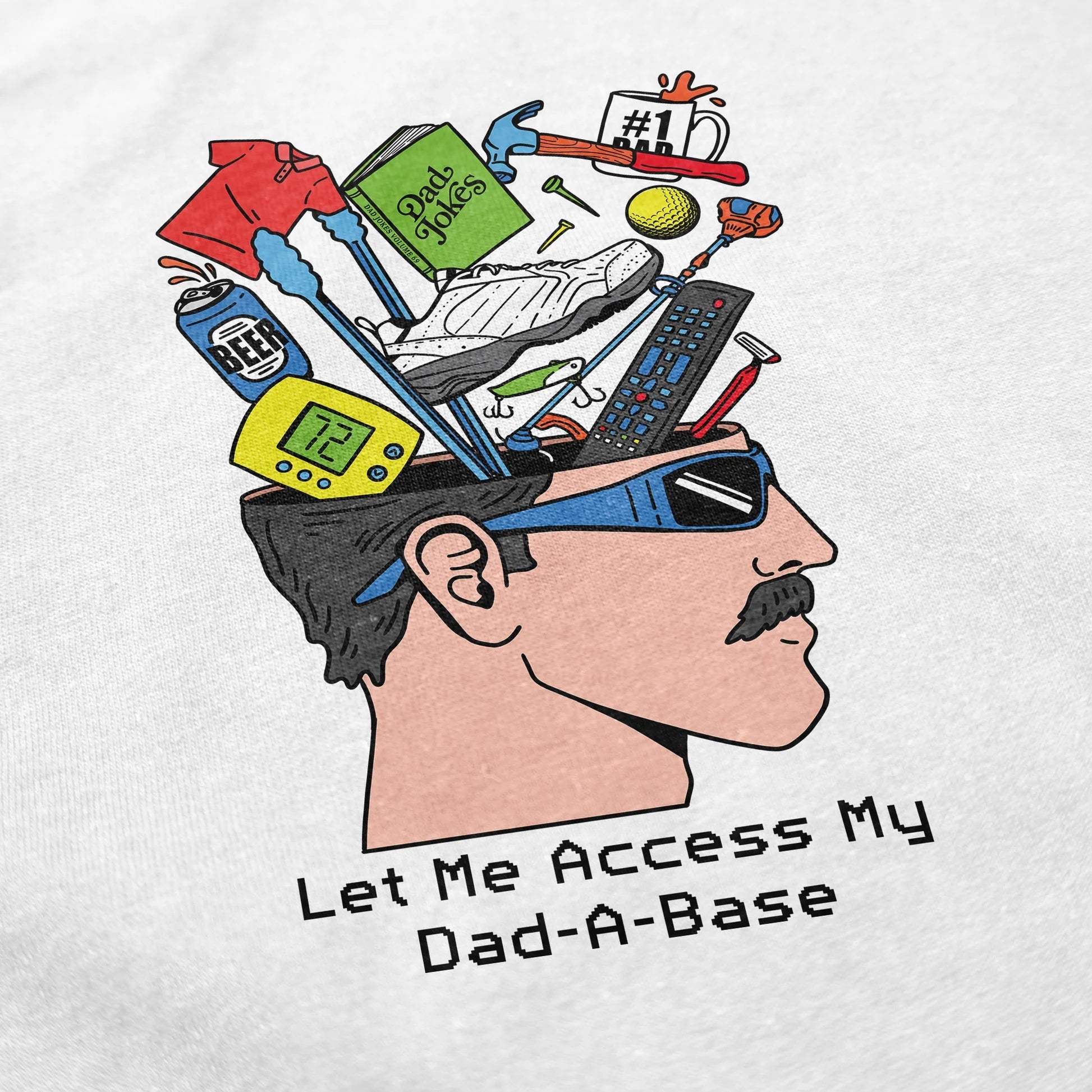 Dad A Base Subtle T Shirt - Middle Class Fancy