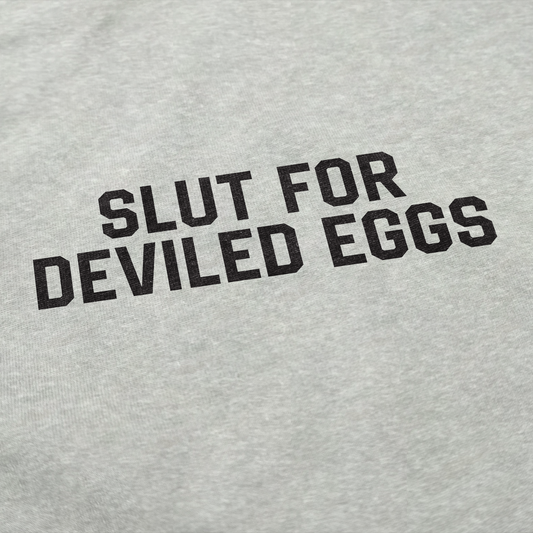 Slut For Deviled Eggs Crewneck Sweatshirt