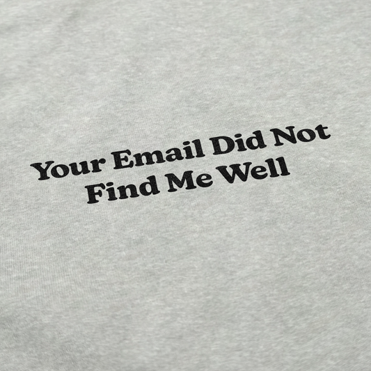 Your Email Did Not Find Me Well Crewneck Sweatshirt
