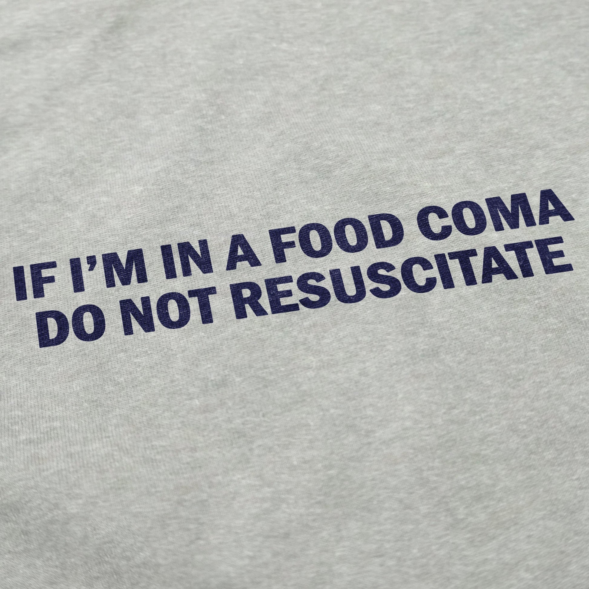 food coma Crewneck Sweatshirt - Middle Class Fancy