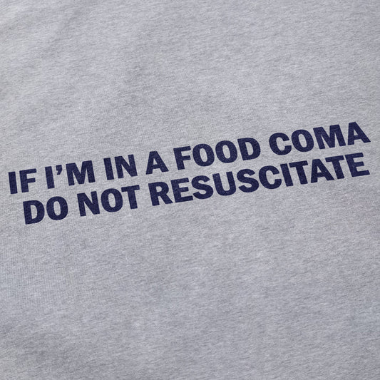 food coma T Shirt - Middle Class Fancy