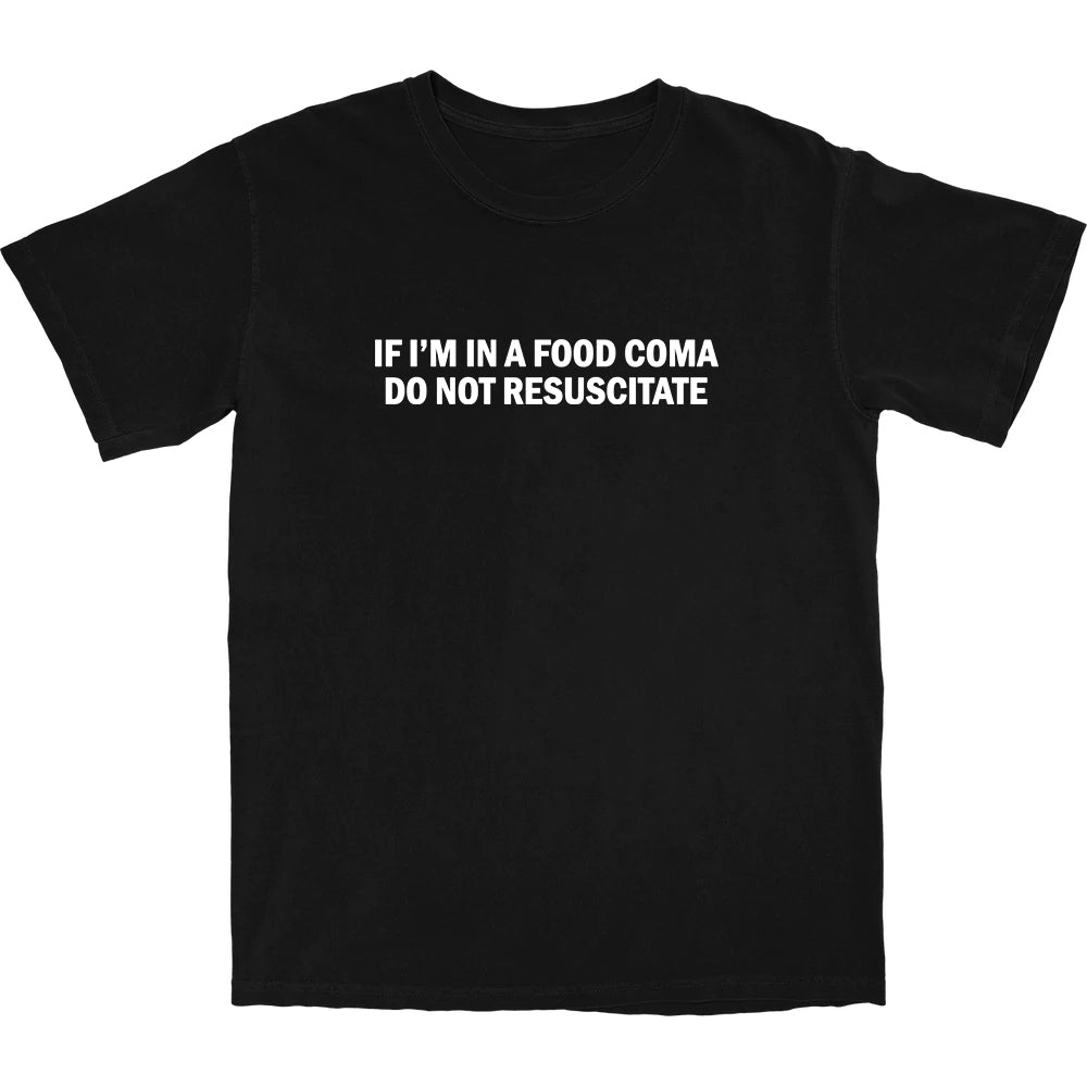 food coma T Shirt - Middle Class Fancy