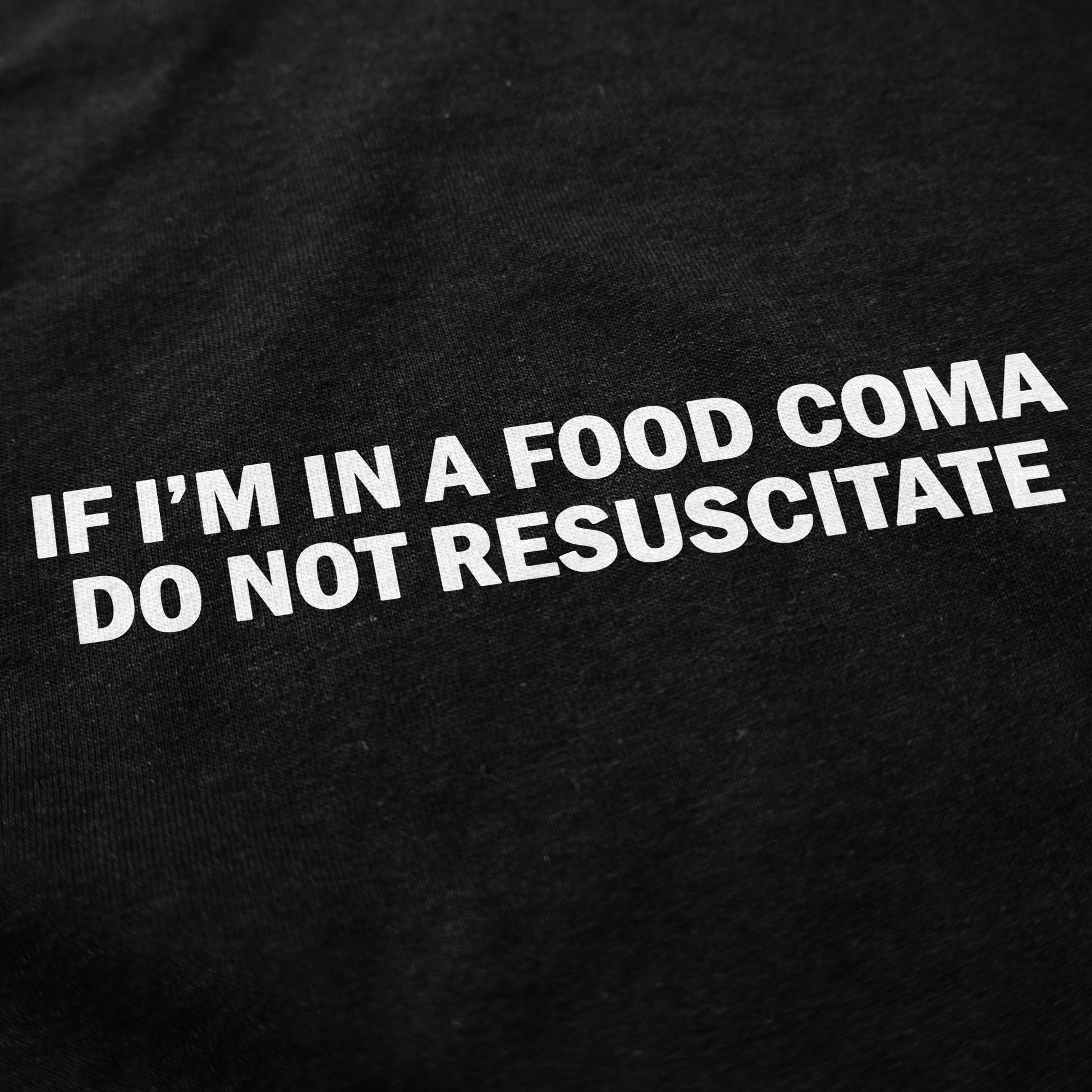 food coma T Shirt - Middle Class Fancy