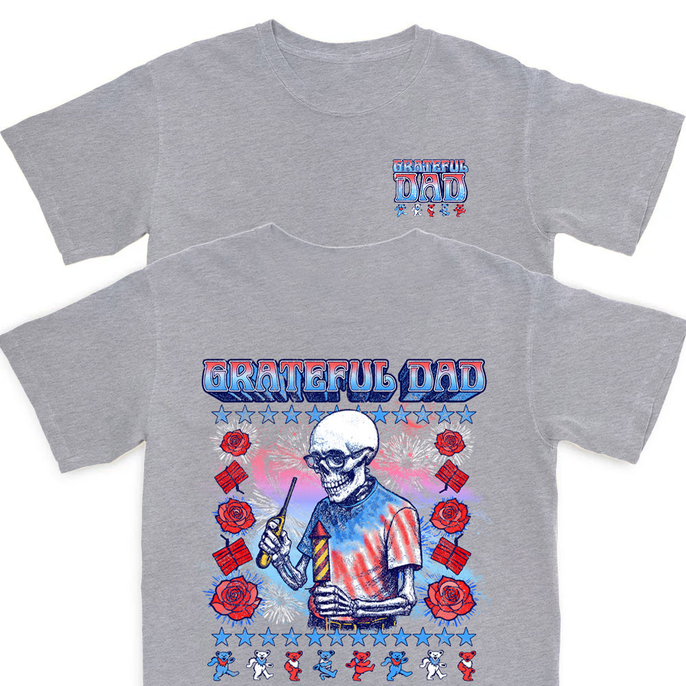 Grateful Dad 4th 2025 T Shirt