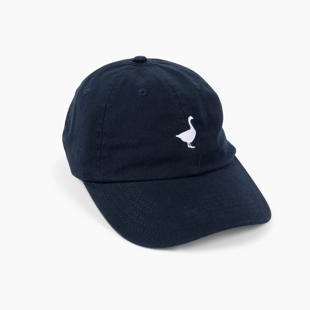 Goose Emblem Navy Dad Hat - Middle Class Fancy