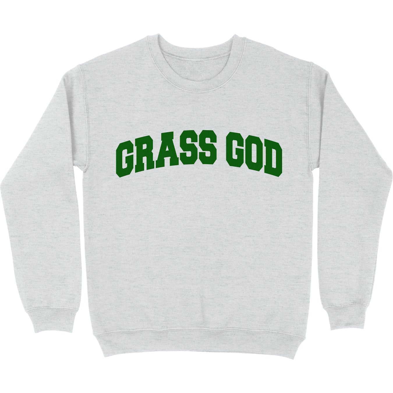 Grass God Crewneck Sweatshirt - Middle Class Fancy