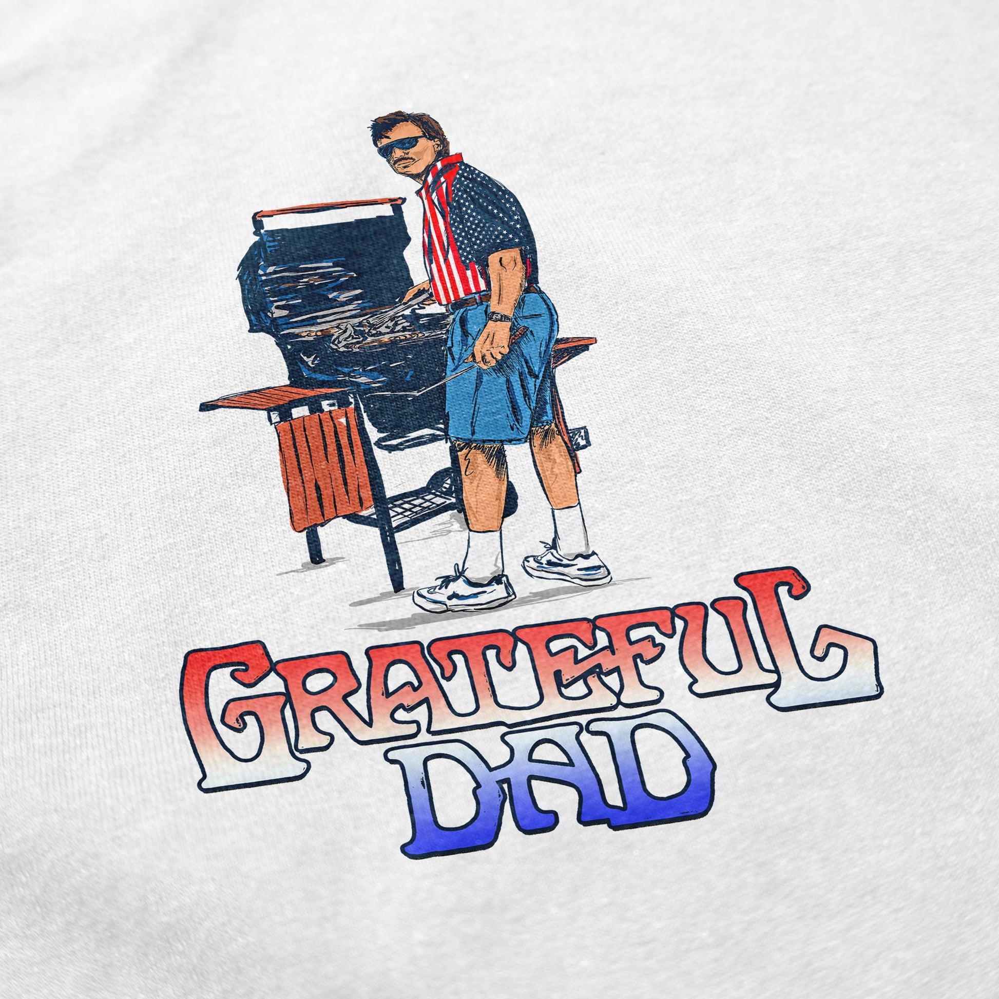 Grateful Dad USA T Shirt - Middle Class Fancy