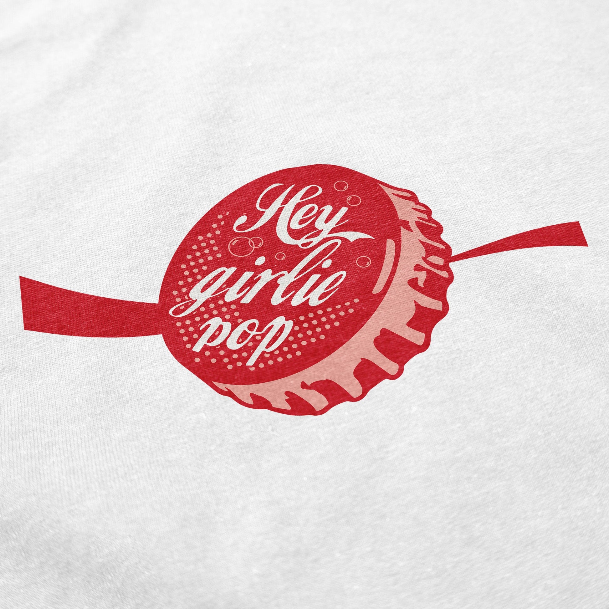 Hey Girlie Soda T Shirt - Middle Class Fancy