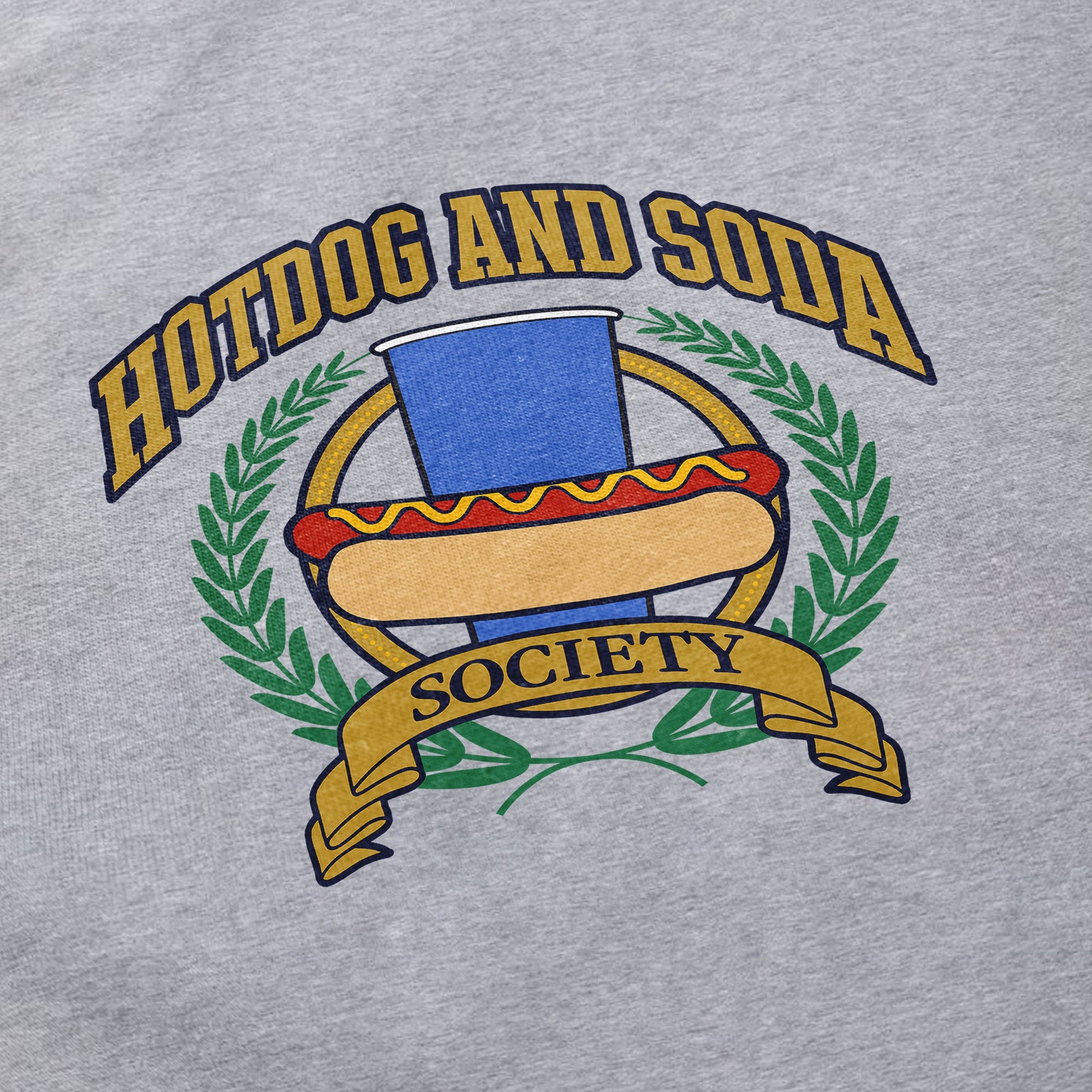 Hotdog and Soda Society T Shirt - Middle Class Fancy