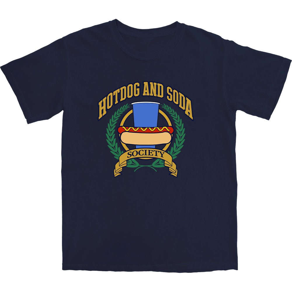 Hotdog and Soda Society T Shirt - Middle Class Fancy