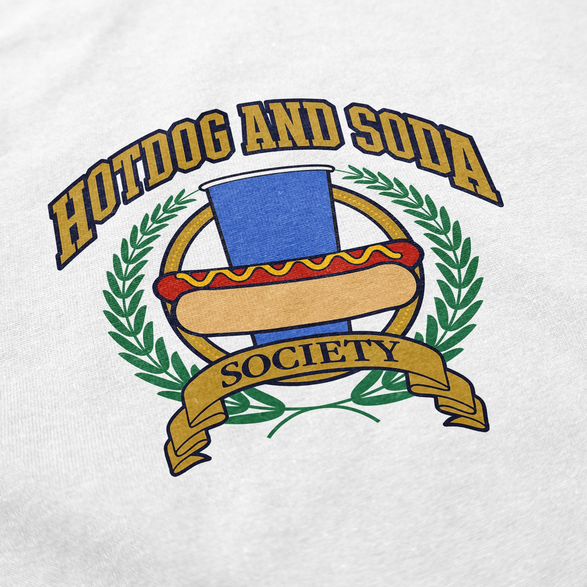 Hotdog and Soda Society T Shirt - Middle Class Fancy