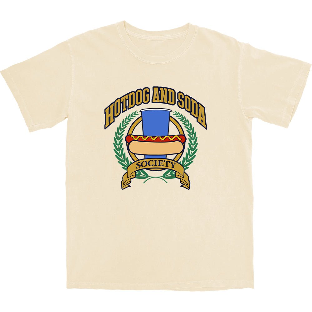 Hotdog and Soda Society T Shirt - Middle Class Fancy