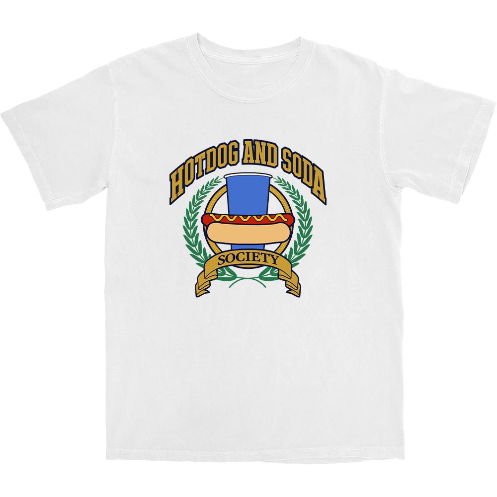 Hotdog and Soda Society T Shirt - Middle Class Fancy