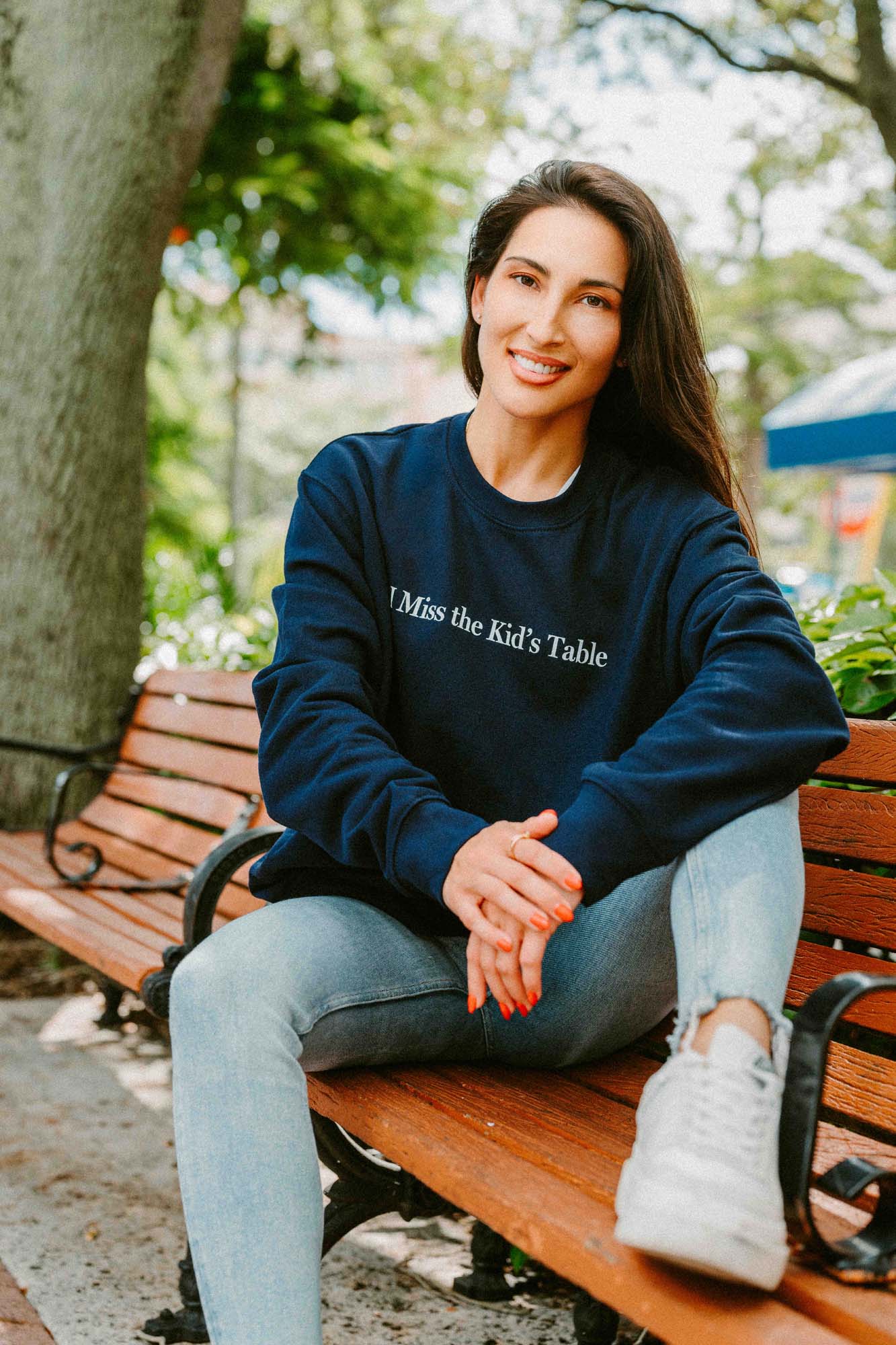 I Miss the Kids' Table Crewneck Sweatshirt - Middle Class Fancy