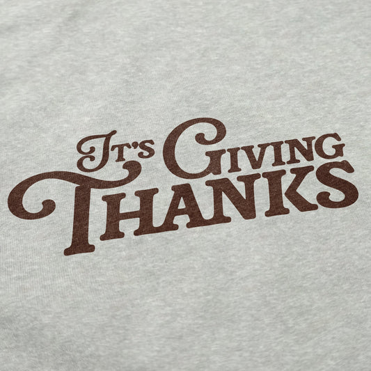 It's giving thanks Crewneck Sweatshirt - Middle Class Fancy