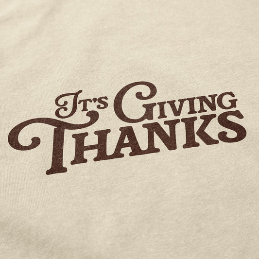 It's giving thanks T Shirt - Middle Class Fancy