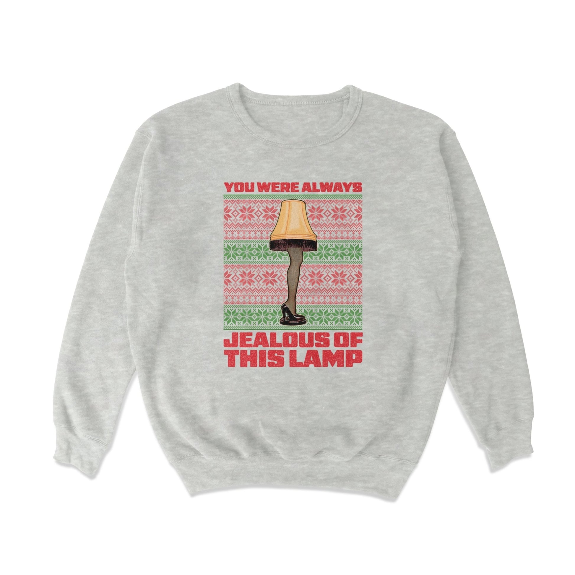 Jealous Of This Lamp Crewneck Sweatshirt - Middle Class Fancy