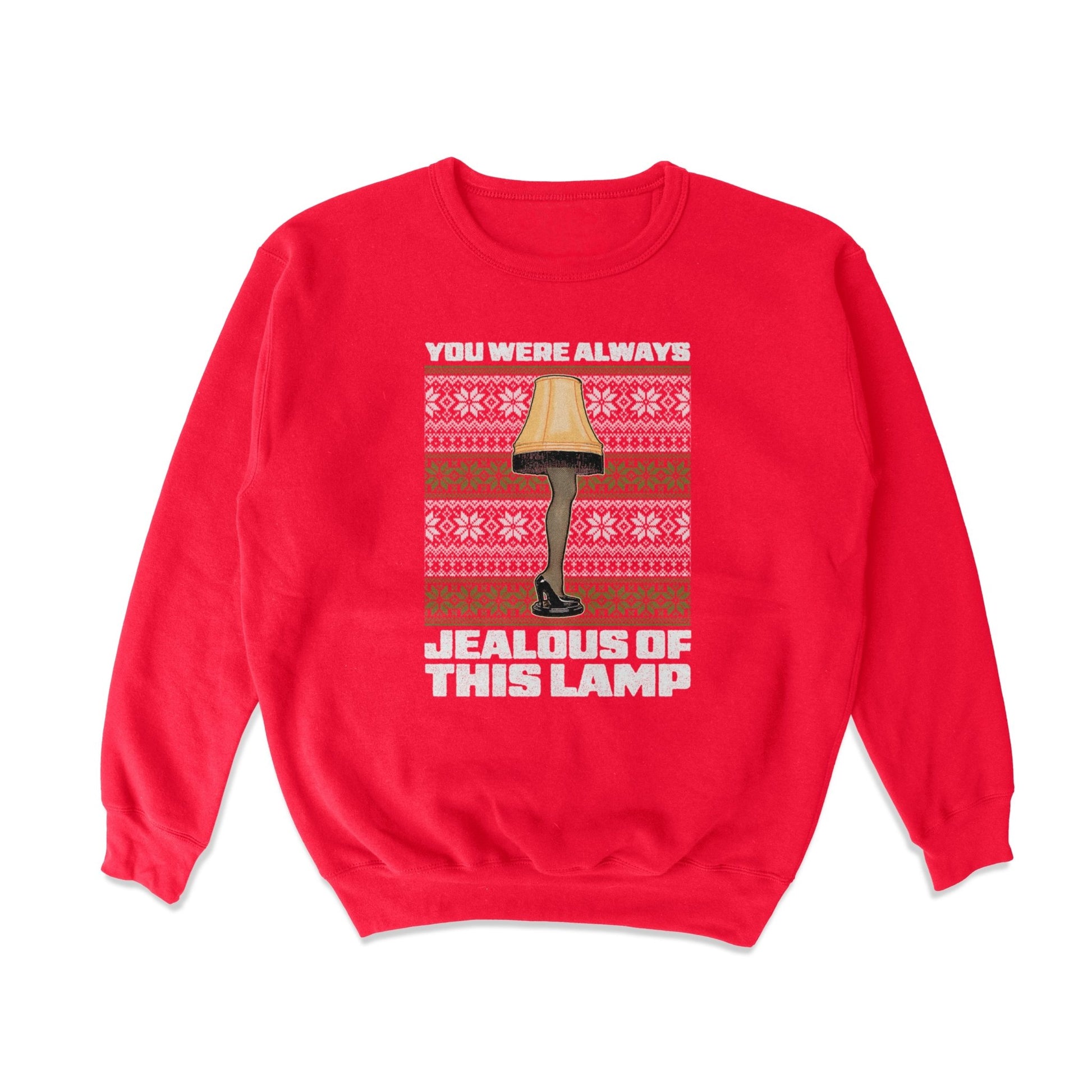 Jealous Of This Lamp Crewneck Sweatshirt - Middle Class Fancy