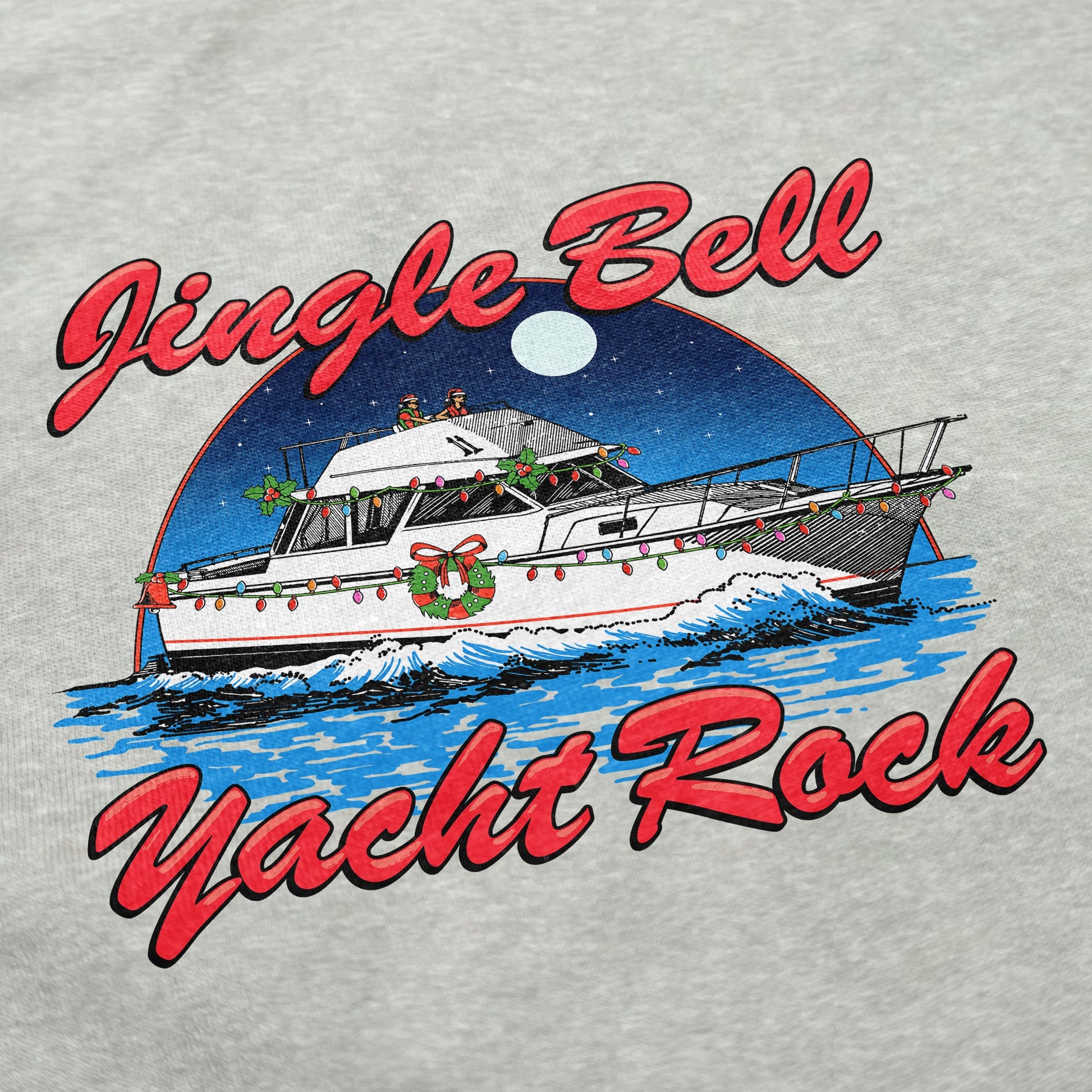 Jingle Bell Yacht Rock Crewneck Sweatshirt - Middle Class Fancy