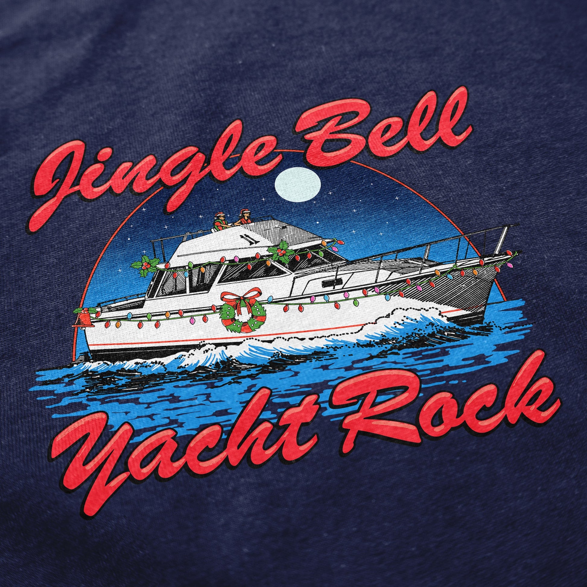 Jingle Bell Yacht Rock Crewneck Sweatshirt - Middle Class Fancy