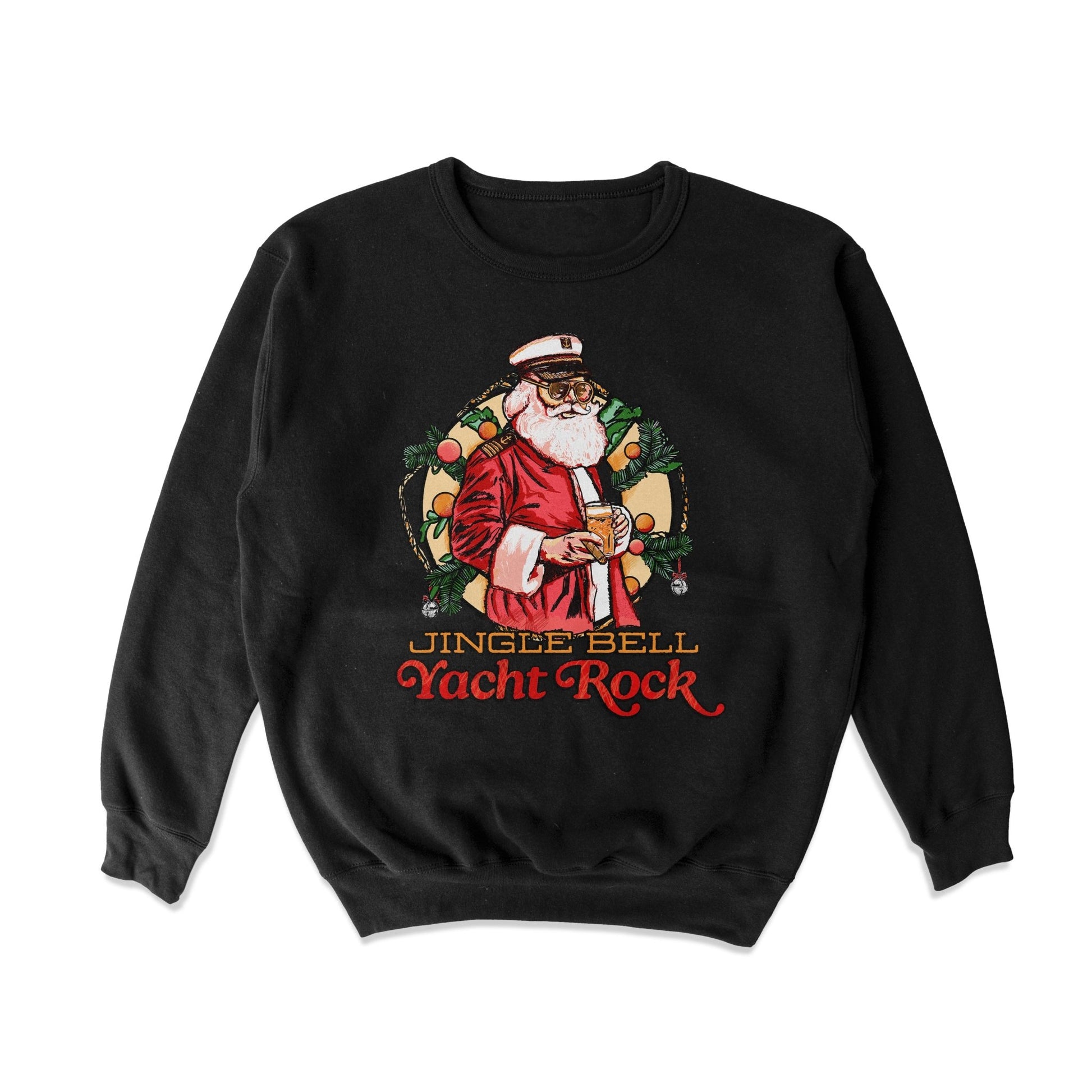 Jingle Bell Yacht Rock Crewneck Sweatshirt - Middle Class Fancy