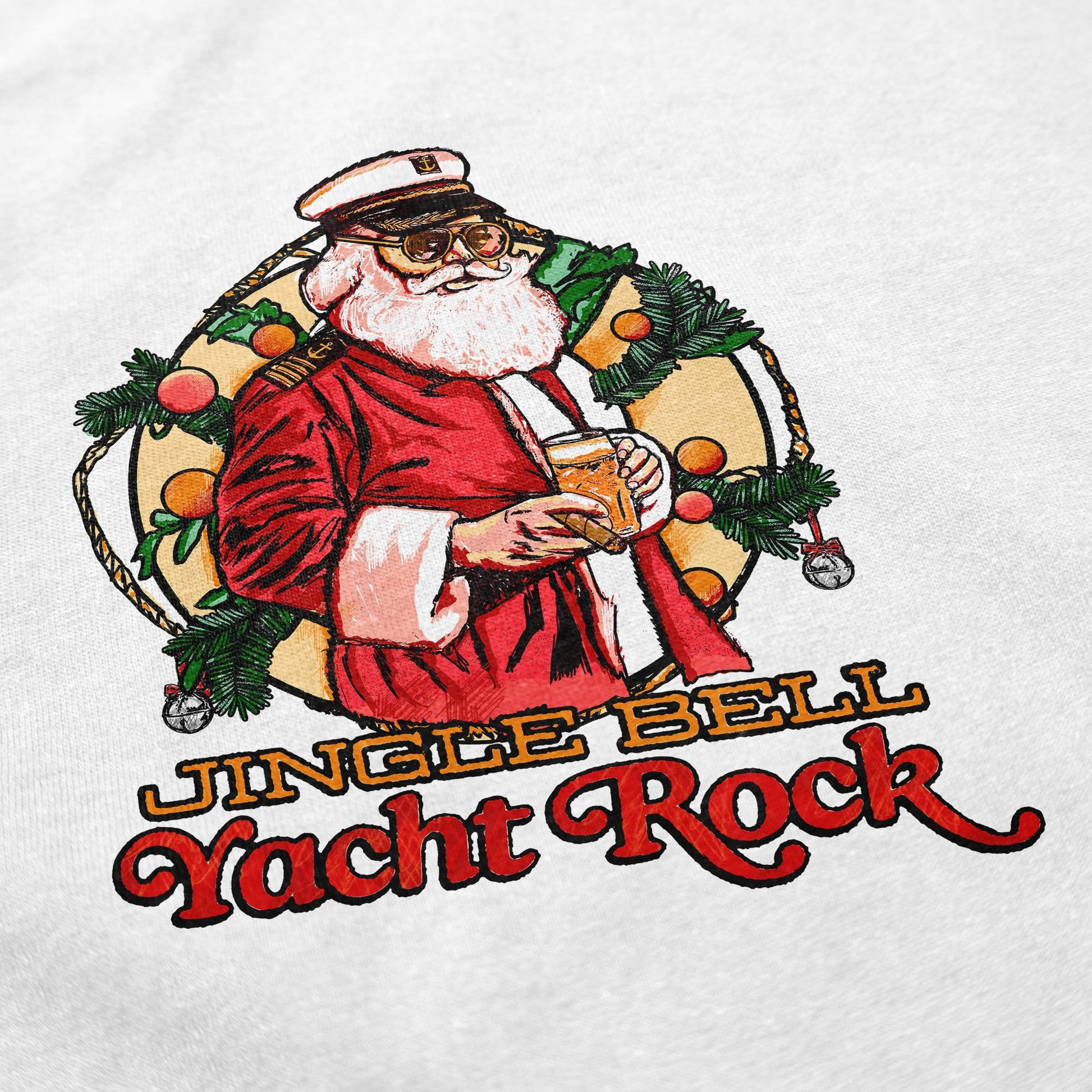 Jingle Bell Yacht Rock T Shirt - Middle Class Fancy