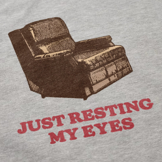 Just Resting My Eyes Crewneck Sweatshirt - Middle Class Fancy