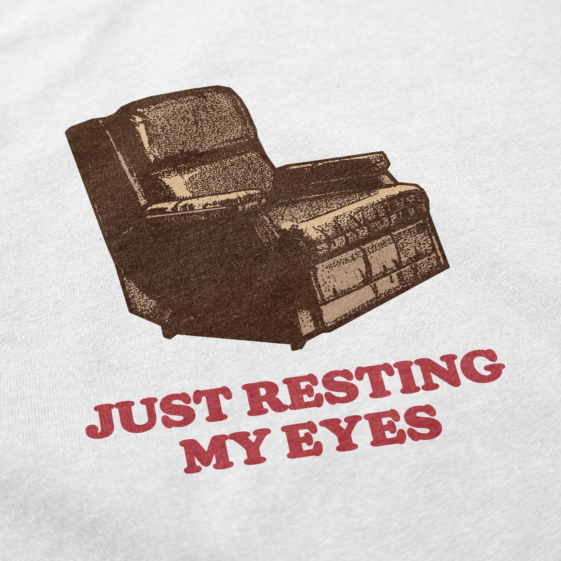 Just Resting My Eyes Long Sleeve T Shirt - Middle Class Fancy