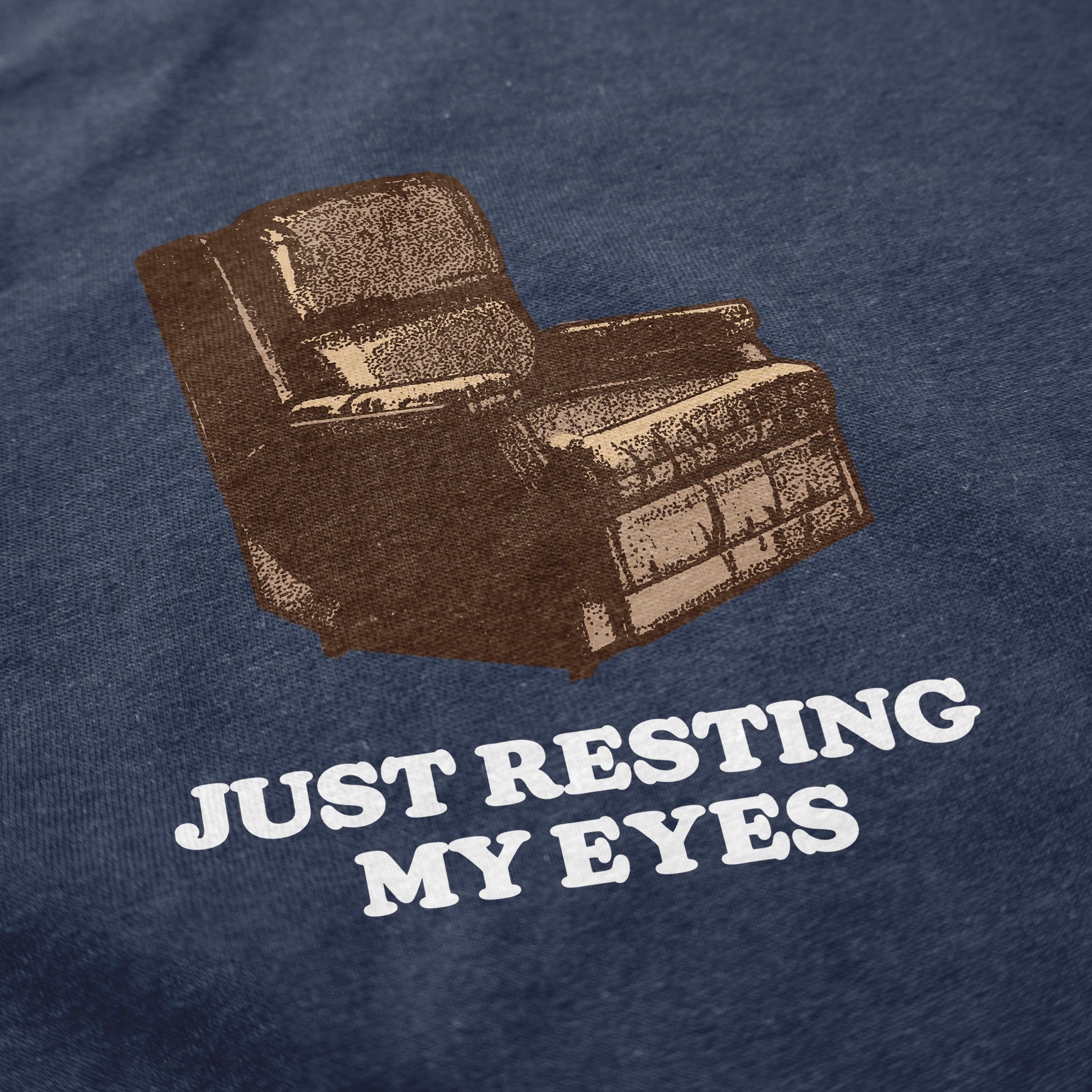 Just Resting My Eyes Long Sleeve T Shirt - Middle Class Fancy