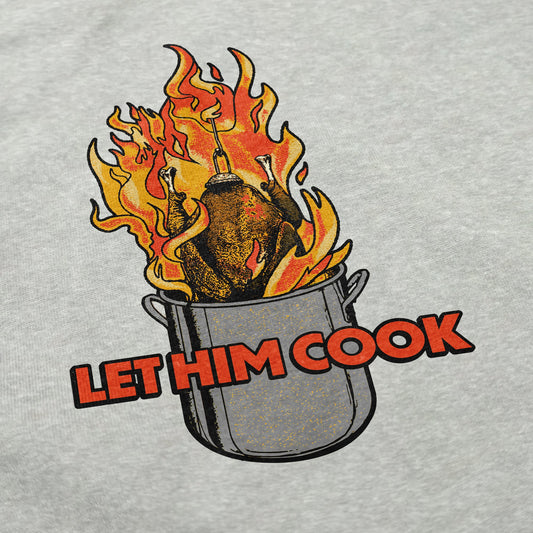 let him cook turkey Crewneck Sweatshirt - Middle Class Fancy