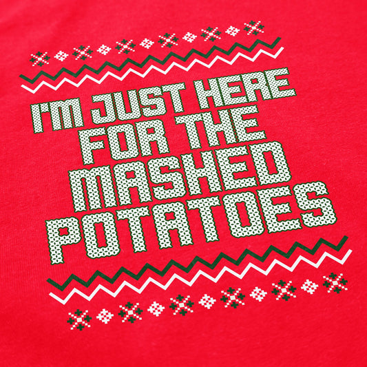 Mashed Potatoes Christmas Crewneck Sweatshirt - Middle Class Fancy