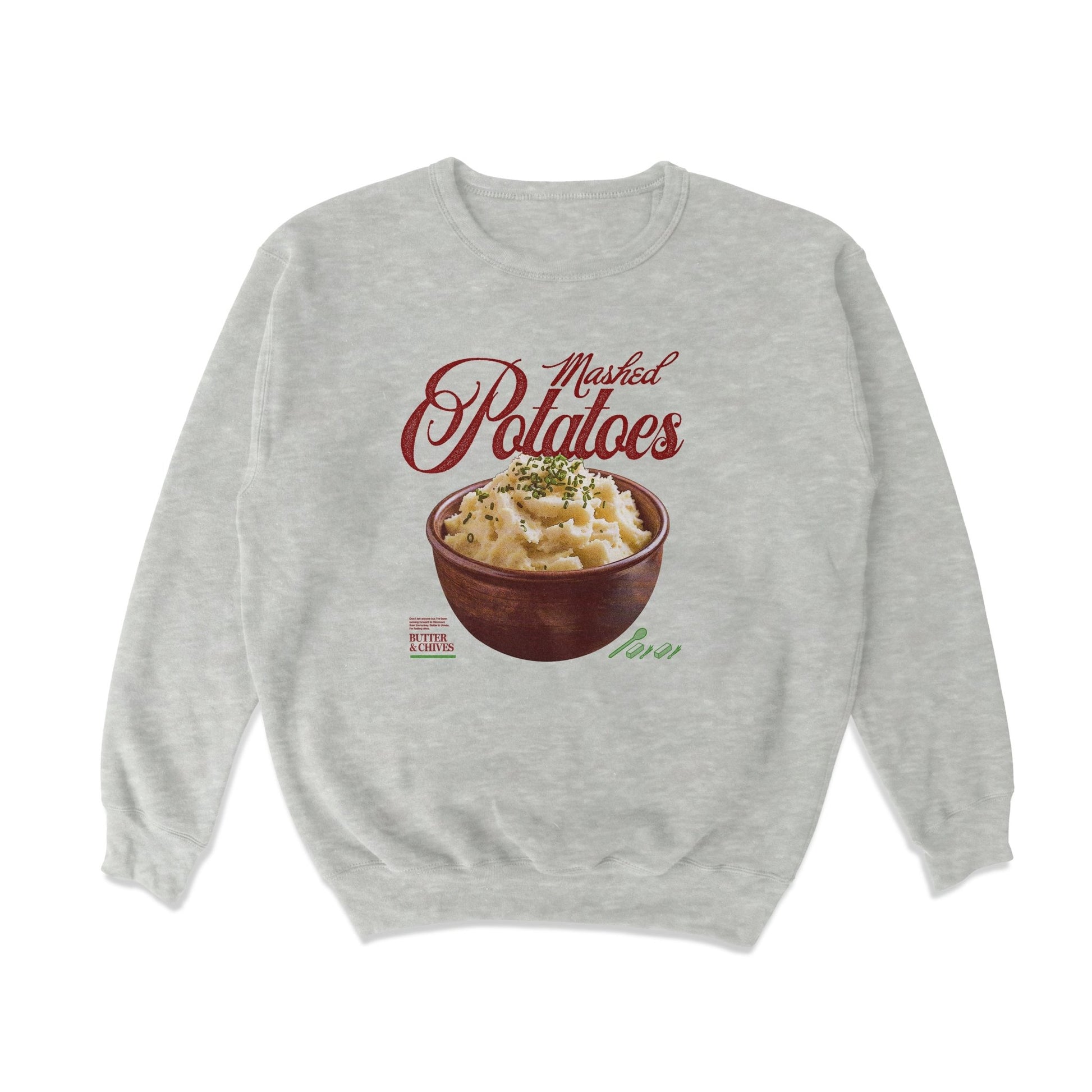 Mashed Potatoes Crewneck Sweatshirt - Middle Class Fancy