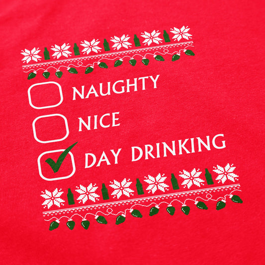 Naughty, Nice, Day Drinking Crewneck Sweatshirt - Middle Class Fancy