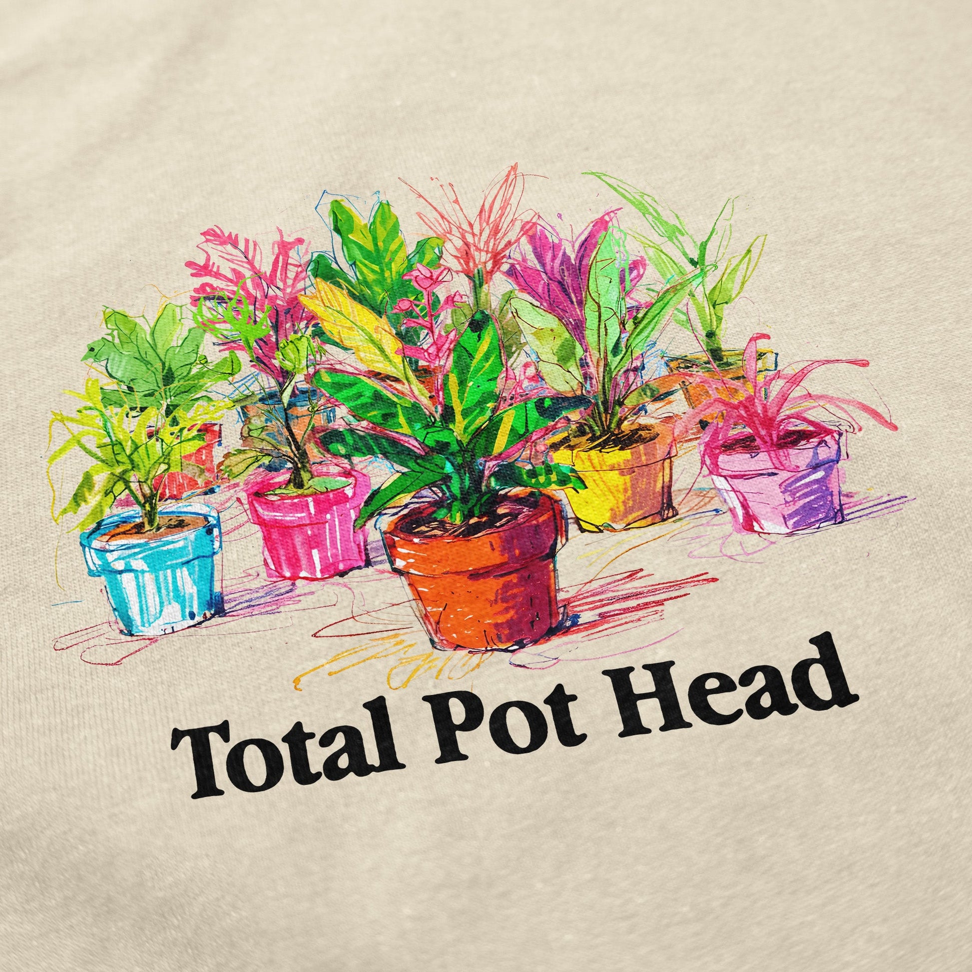 Pot Head T Shirt - Middle Class Fancy