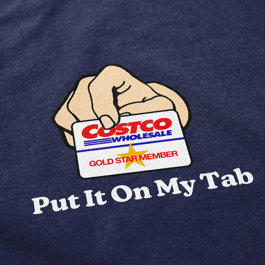 Put it on My Tab Crewneck Sweatshirt - Middle Class Fancy