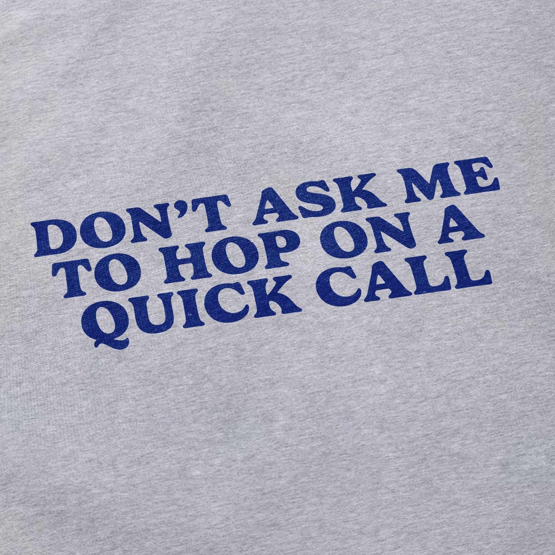 Quick Call T Shirt - Middle Class Fancy