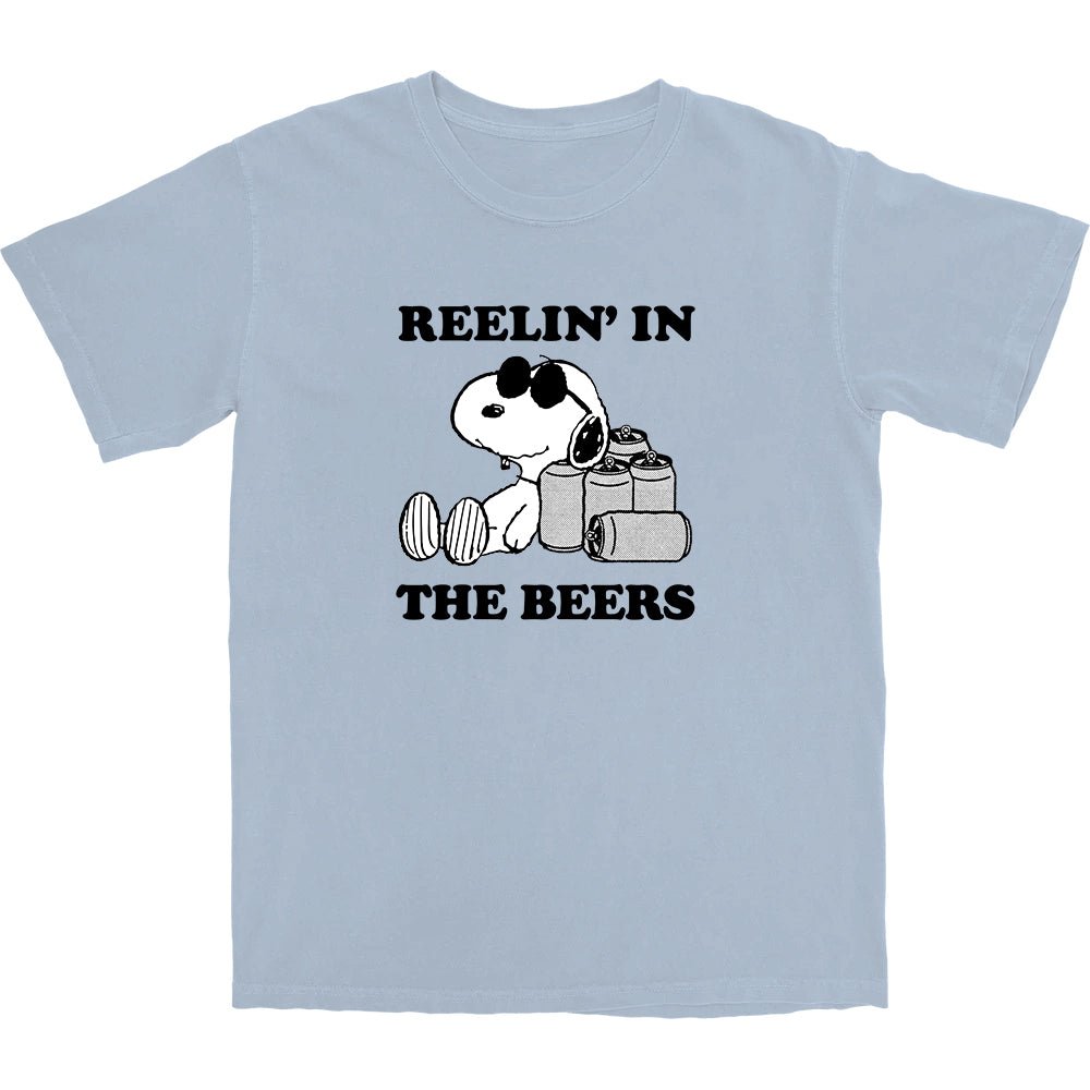 Reelin' In The Beers T Shirt - Middle Class Fancy