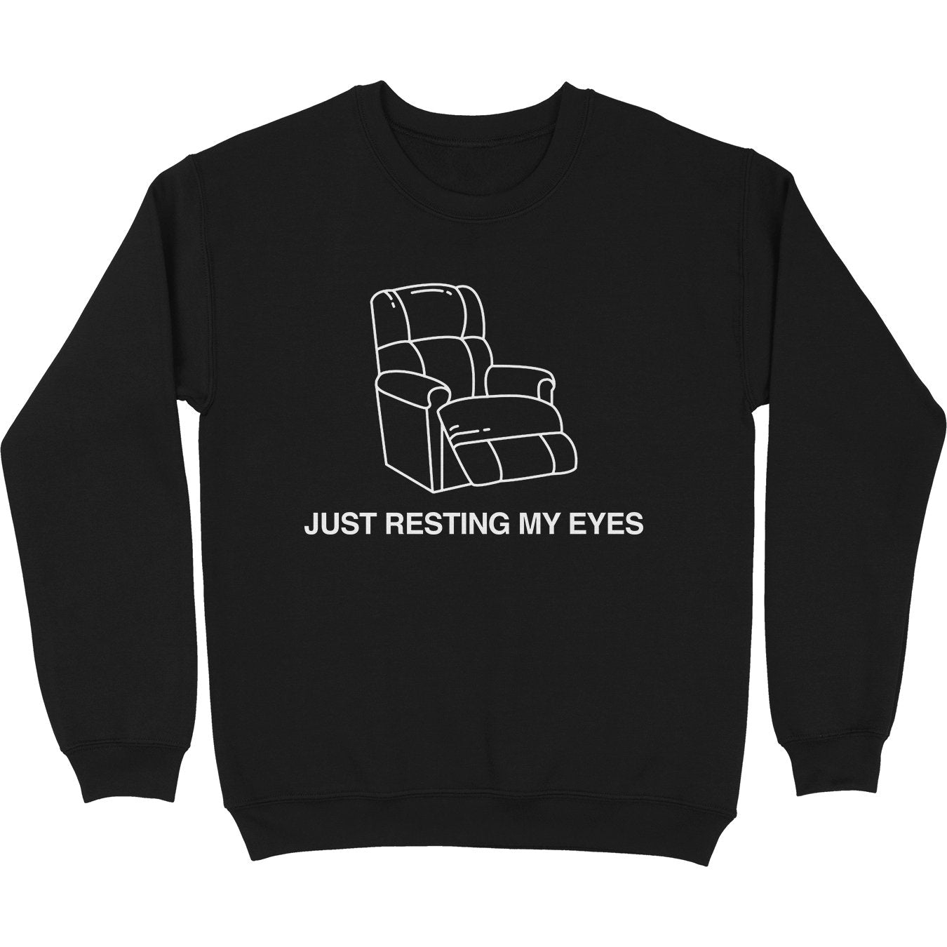 Resting My Eyes Crewneck Sweatshirt - Middle Class Fancy