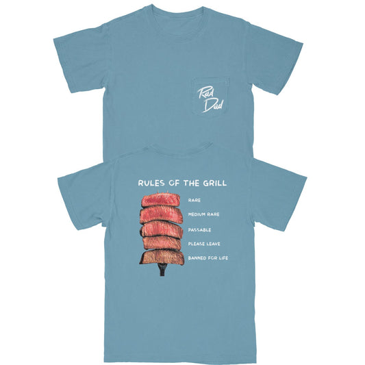 Rules Of The Grill Pocket T - Shirt - Middle Class Fancy