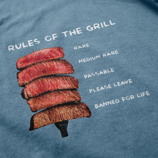 Rules Of The Grill Pocket T - Shirt - Middle Class Fancy