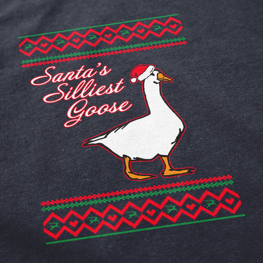 Santa's Silliest Goose Tacky Sweatshirt - Middle Class Fancy