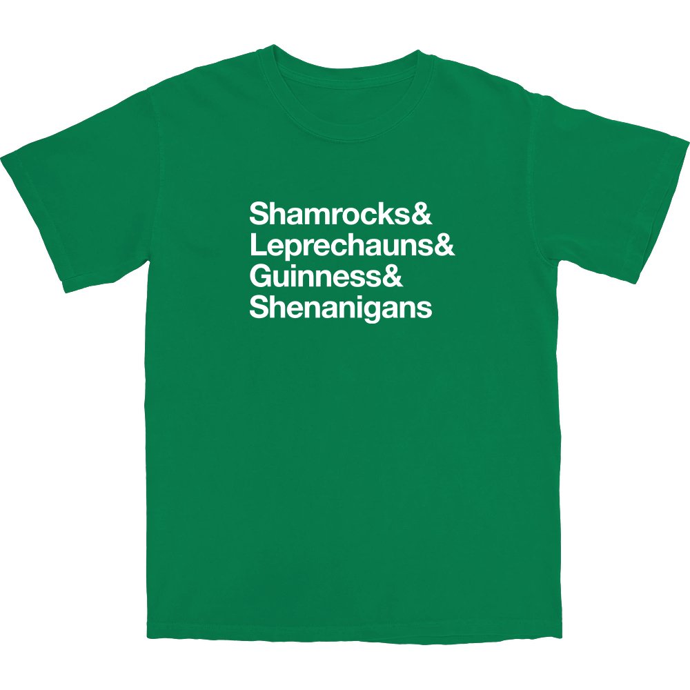 Shamrocks Ampersand T Shirt - Middle Class Fancy